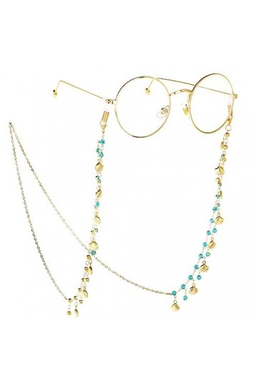 ZLXDPBF Strass Coquille chaîne Lunettes chaîne Lunettes de Lecture Perdre chaîne Lunettes Accessoires Color : D, Size : 70CM