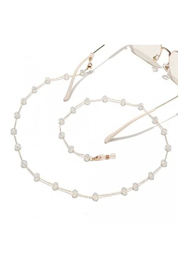 OITTO Chaîne de Mode Pierre Naturelle Pas Facile à décolorer chaîne de Lunettes à la Main Anti-Perte