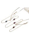 OITTO Water Drop Multicolored Glasses Chain Not Easy to Fade Fashion Glasses Rope Accessories Anti-Lost