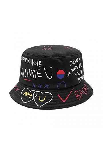 Chapeau de Seau, Coton Bobs pour Femme et Homme, Chapeau de Pêche, Bob de Soleil, Chapeaux de Visière, Unisexe Chapeau de Pla