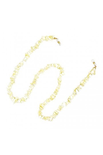 WJCCY Chaîne de lunettes de style dété pour femmes à la main naturel chaîne de la chaîne de chaîne de la chaîne de lanières 