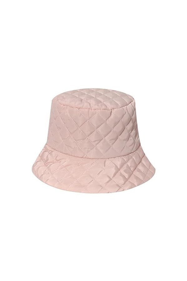 Rayson Chapeau de Pêcheur pour Femmes dhiver Chapeaux de Visière Chapeau Bob Femme Casquette Treillis Couleur Solide Chaleur