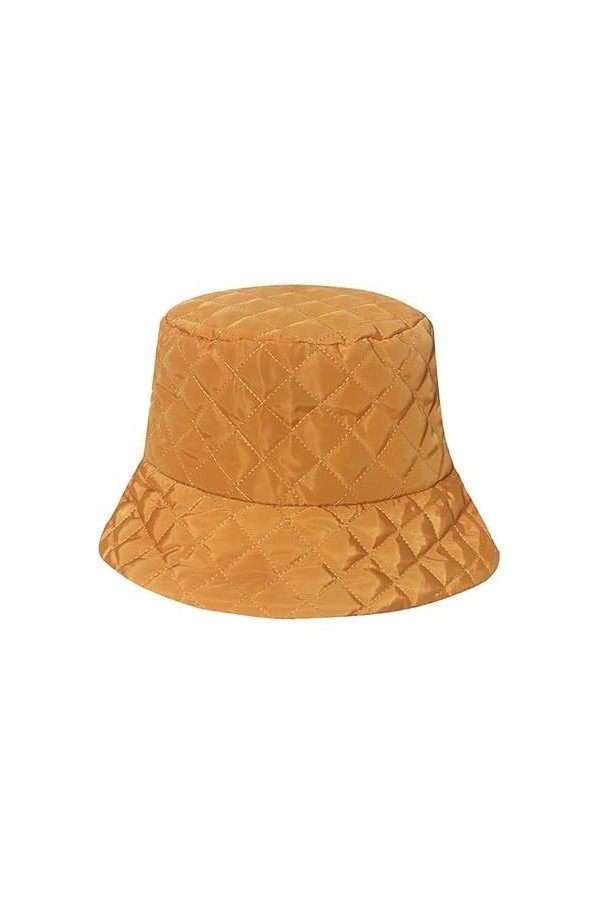 Rayson Chapeau de Pêcheur pour Femmes dhiver Chapeaux de Visière Chapeau Bob Femme Casquette Treillis Couleur Solide Chaleur