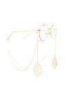 DOUBAO Cordon de Lunettes en métal Pendentif Feuille dor chaîne de Lunettes Accessoires de Mode