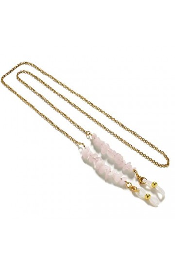 LEIGE Chaîne de Perles de Pierre chaîne de Lunettes à la Main for Lunettes de Lecture Cordon Lunettes de Soleil Support de Sa