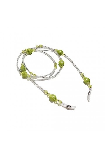 ZLXDPBF Chaîne de Perles colorées Chaîne de Cou Chaîne de Lunettes Anti-Perte Corde de Lunettes Chaîne de Corde perlée Color