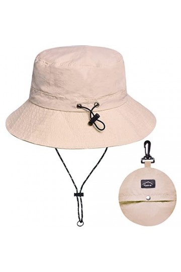 Malaxlx Rose Bob Chapeau de Pêcheur Imperméable Femme Chapeau de Soleil Chapeaux de Seau Chapeau de Plage Chapeau de Pluie Pl