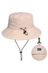 Malaxlx Rose Bob Chapeau de Pêcheur Imperméable Femme Chapeau de Soleil Chapeaux de Seau Chapeau de Plage Chapeau de Pluie Pl