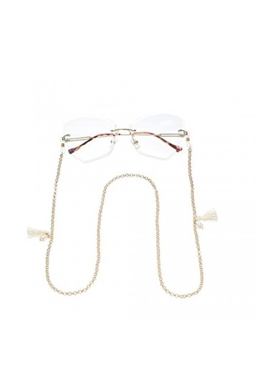 WJCCY Chaîne de lunettes pour femmes Tassel Perle Lanière Lanyard Lunettes Sangle Lunettes de soleil Cordes Casual Lunettes A