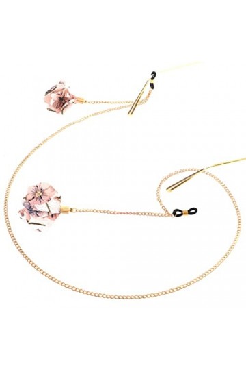 OITTO Chaîne de Lunettes en métal Lunettes Corde Longe Dentelle Fleur Chaîne de Lunettes Chaîne de Lunettes de Soleil