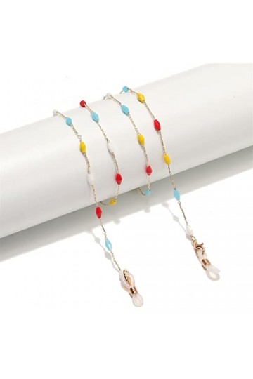 OITTO Crystal Handmade Glasses Chain Personalized Fashion Glasses Rope Lanyard Glasses Accessories