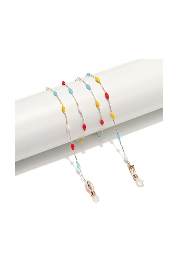 OITTO Crystal Handmade Glasses Chain Personalized Fashion Glasses Rope Lanyard Glasses Accessories