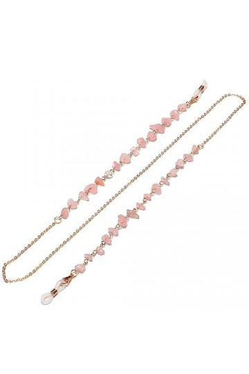 JJZXD Chaîne de Lunettes Manuelle Facile à décolorer Lunettes de Lecture Chaîne Anti-Perte Lunettes Chaîne de Masque de Corde