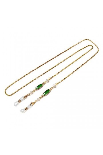 JJZXD Chaîne de Lunettes de cuivre en métal électrolytique lanière de Masque lanière de Casque lanière de Lunettes lanière C