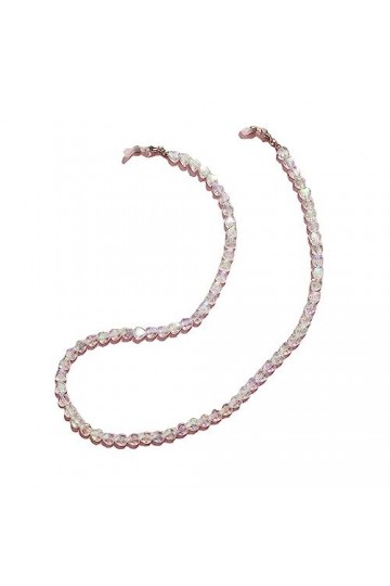 LLLY Chaîne de Lunettes Double Couche Transparente colorée Love