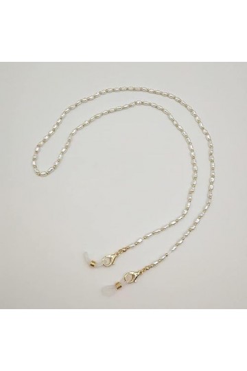 LIUZH Porte-chaîne de Perles de Perles chaîne de Lunettes Sangles de chaîne Faites à la Main for Accessoires de Lunettes Col