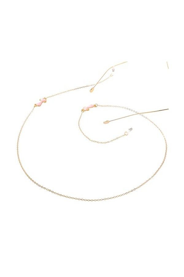 XOUVY Corde à Lunettes en métal Or Rose Belle chaîne à Lunettes Pendentif D Talla?nica 