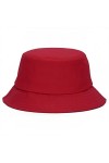 Jiacheng29 Chapeau bob décontracté pour homme et femme - Pour le camping, la randonnée, le pêcheur, blanc, taille unique