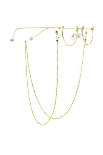 LHLLHL Lunettes chaîne Femme Homme Universel Suspendu Cou Lunettes lanière Lunettes de Soleil Collier Lunettes de Soleil lani