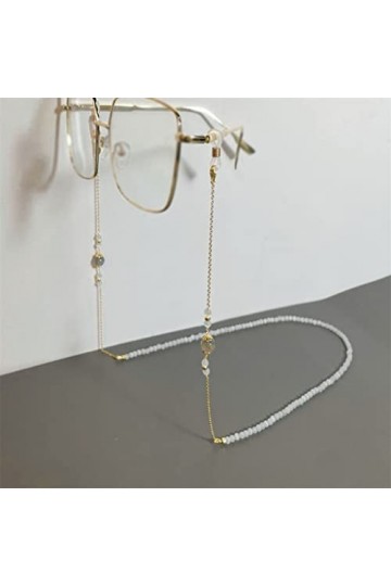 SDFGH Chaîne de lunettes for femmes lanière féminine chaîne décorative Vintage for lanière de chaîne de cadeau daînés