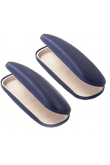 AkoaDa Lot de 2 étuis à lunettes rigides pour lunettes Bleu , bleu, taille unique