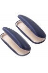 AkoaDa Lot de 2 étuis à lunettes rigides pour lunettes Bleu , bleu, taille unique