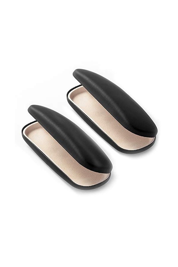 AkoaDa Lot de 2 étuis à lunettes rigides pour lunettes Bleu , bleu, taille unique