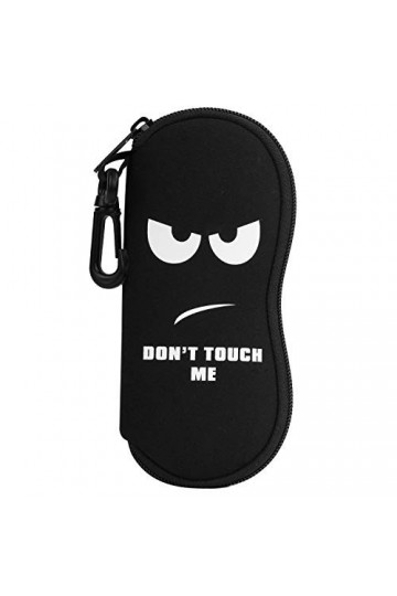 MoKo Étui Lunettes de Soleil, Sac de Lunettes Boitier Lunettes en Néoprène Housse, Étuis à lunettes avec Clip, Anti-Rayures e