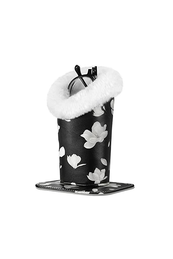 MoKo Porte-Lunettes, Velours Moderne Doublée en Peluche PU Cuir Magnétique Support de Protection, Anti-Rayures et Antipoussiè
