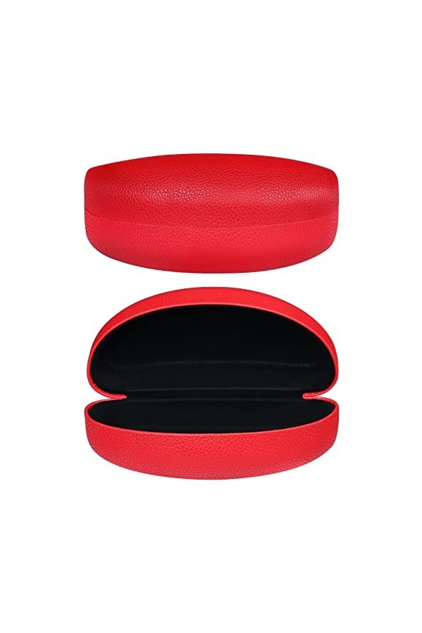 molshine Étui à lunettes de soleil à coque rigide, étui à lunettes classique extra large pour lunettes de soleil et lunettes 