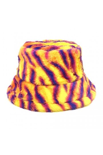 Chapeau bob pour filles - Chapeau de pêcheur pour femmes - Automne et hiver - Chapeau épais et chaud imitation lapin - Chapea