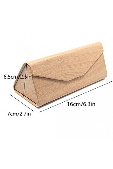 Étui Pliable à Lunettes de Soleil Magnétique Étui à Lunettes Rigide Étui à Lunettes Pliable Etui à Lunettes Triangle Pliable，