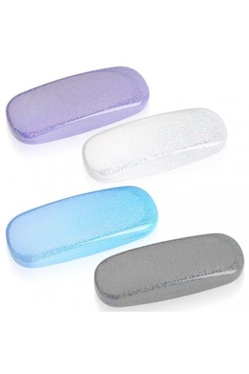 But the cow Boîte à Lunettes Rigide Brillenetui, Paquet de 4 Étuis à Lunettes Portables, Étui à Lunettes Anti-Rayures pour En