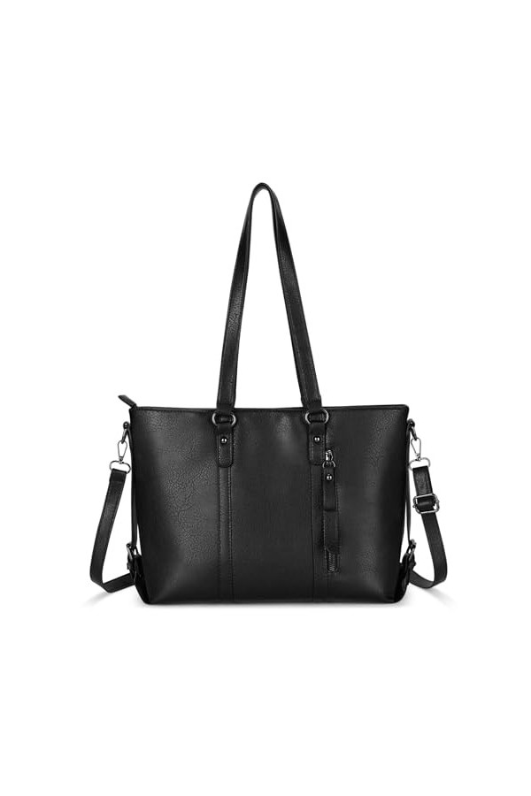 VINBAGGE Sac a Main Femme en PU Sac Fourre Tout Femme Ensemble Petit Sac Dépaule Sac Bandoulière Cabas Sacs Portés Main de 2