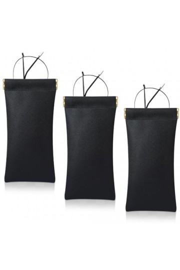 3 Pièces Etui Lunettes Souple, Cuir Etui Lunettes de Soleil Etui Lunettes Portable Squeeze Top, Mince Pochette Lunettes de So