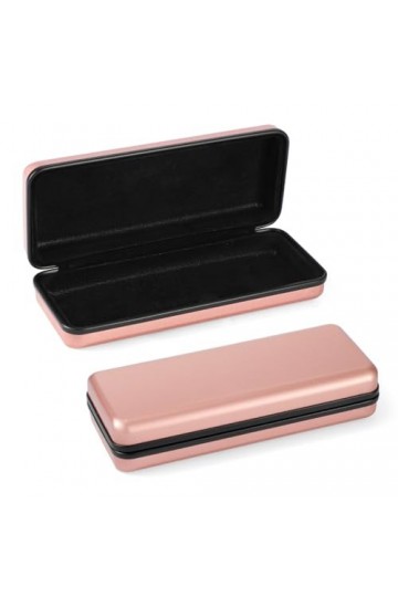 Hifot Etui Lunettes Rigide, Étui Lunettes en Métal Boite a Lunette, Boîte Lunette de Lecture Etui Lunettes de Soleil, Boîte à