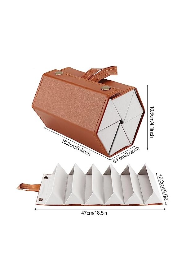 JSMTKJ Boîte de rangement pliable Organisateur de Lunettes de Soleil De Voyage Portable, Porte-lunettes Mural Pliable Étui à 