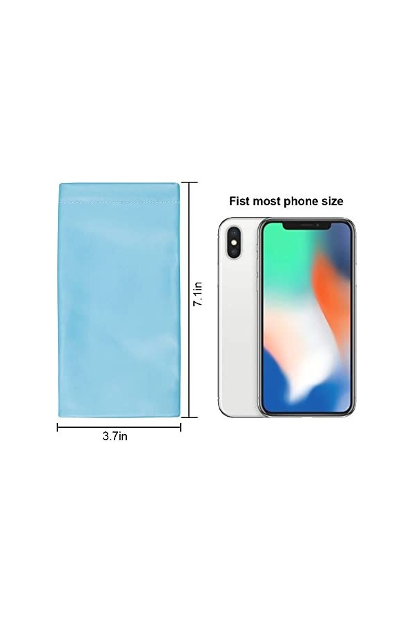 XCWTBL Étui à lunettes souple en pack de 4 Souple PU Cuir Sac Lunettes un étui pouvant également servir détui à lunettes de 