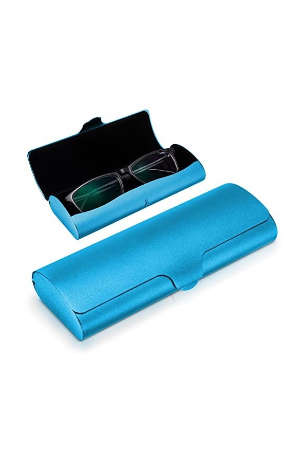 HIFOT étui lunettes aluminium, métal étui rigide lunettes lecture pour femme homme