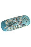 von Lilienfeld Étui Lunettes Vincent van Gogh : amandier en fleurs Boîte Robuste Étui Lunettes de Soleil Chiffon de Nettoyage