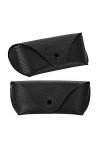 XLKJ Lot de 2 pièces Portable Étui à Lunettes en Cuir Souple Étui Lunettes Poche dans Lunettes de Soleil pour Femme et Homme