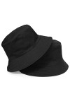 TAGVO XXL Chapeau de Pêcheur Réversible Chapeaux de Seau Unisexe Pliable Coton Anti-UV Chapeau de Soleil Été Bucket Hat 60-66