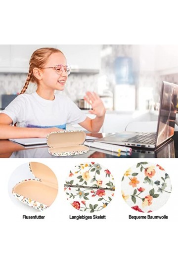 Genericer Lunettes Étui à carnet de chèques, Blanc, 16cm X 6cm X 4cm Femme