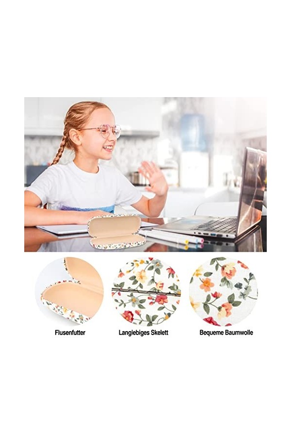 Genericer Lunettes Étui à carnet de chèques, Blanc, 16cm X 6cm X 4cm Femme