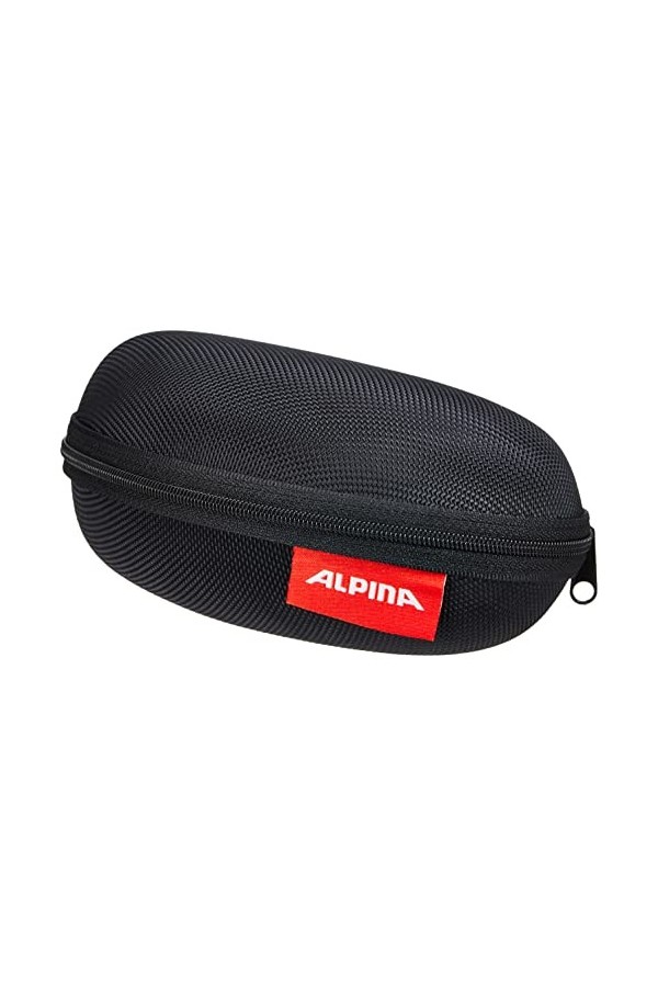 ALPINA Unisexe - Adultes, CASE Étui à lunettes, black, One Size