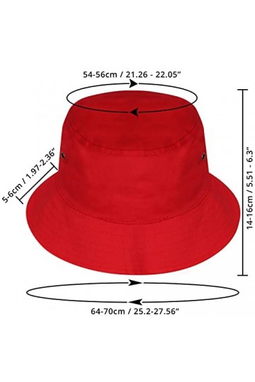 BELLE VOUS Lot de 4 Chapeau Bob en Coton - Bob Homme/Femme Unisexe Pliable - Bob d’Extérieur pour Les Vacances d’Eté et la Pl