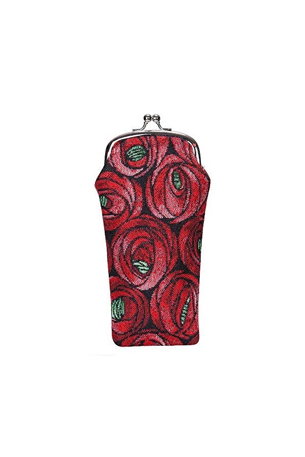 Signare Étui à lunettes pour femme Motif floral - - Taille Unique