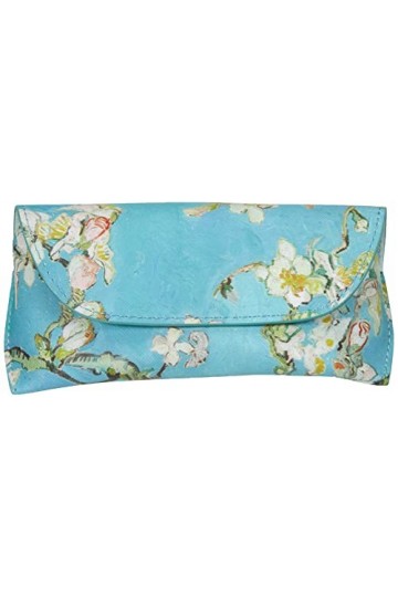 Blue Print Étui à Lunettes Accessoire de Voyage&nbsp;-Portefeuille à Double pli, Bleu, Blanc, Rose, Vert, Marron, Taille Unique Fe