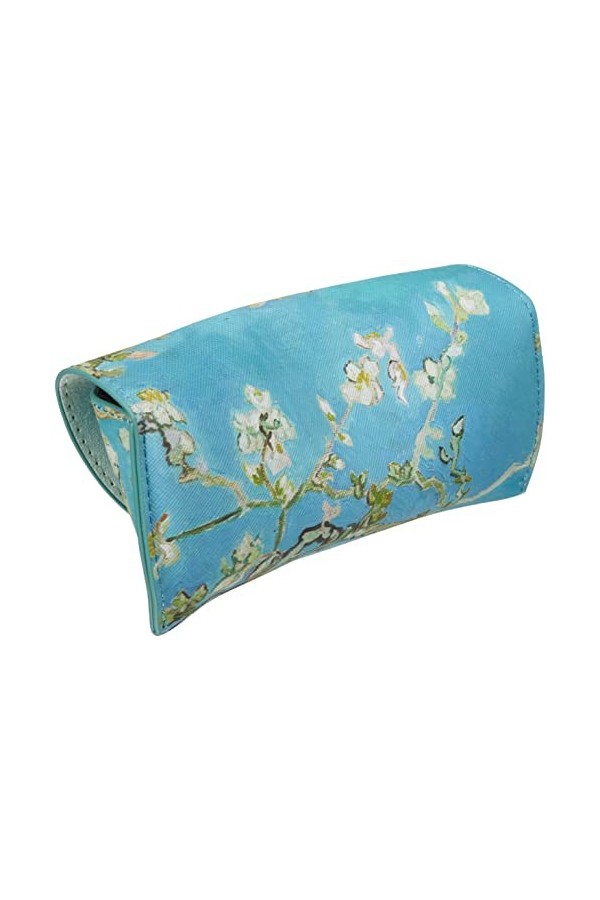 Blue Print Étui à Lunettes Accessoire de Voyage&nbsp;-Portefeuille à Double pli, Bleu, Blanc, Rose, Vert, Marron, Taille Unique Fe