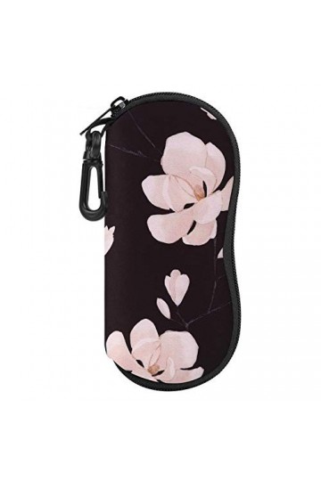 MoKo Étui Souple pour Lunettes de Soleil,Étui Ultra Léger de Rangement en Néoprène avec Fermeture à Glissière et Clip de Cein